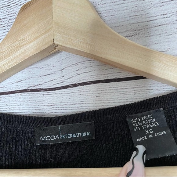 3 PIECE SET Moda International Vintage Y2K Sequin Tube Top & Cardigans XS - Picture 11 of 13